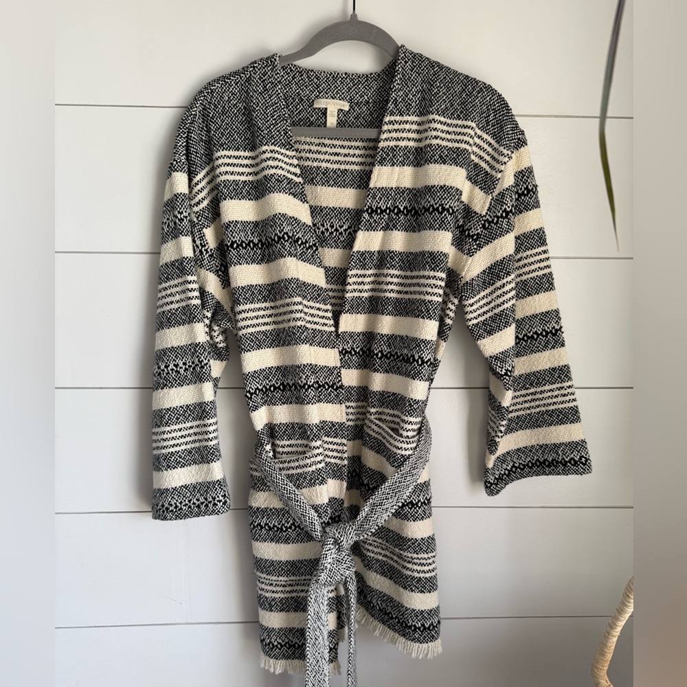 Eileen Fisher Striped Organic Cotton Sweater